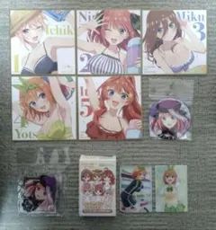 五等分の花嫁　特典色紙（水着Ver）セット