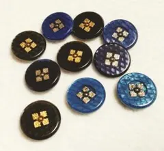 タイムセール♥447）パーツ入高級レトロボタン　10個セット