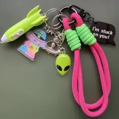 未使用　じゃらじゃらキーホルダー　バックチャーム