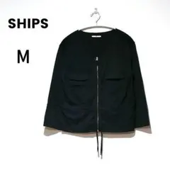 ブルゾン ノーカラージャケット