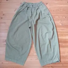 HARVESTY サーカスパンツ オリーブ サイズ2