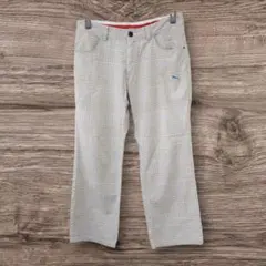 【PUMA GOLF】グレンチェック柄 ストレッチ ゴルフパンツ Mサイズ