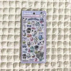 ボンボンドロップシール サンリオ はぴだんぶい ハンギョドン ポチャッコ ばつ丸
