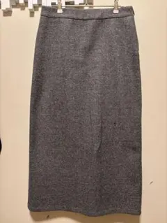 値下げ！　ZARA グレー 膝下丈　ペンシルスカート