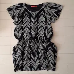 【LAUTREAMONT】【ロートレアモン】柄　チュニック　ワンピース　サイズ2