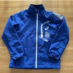 美品⭐︎アシックス　ジュニア　裏トリコットジャケット　ブルー　140