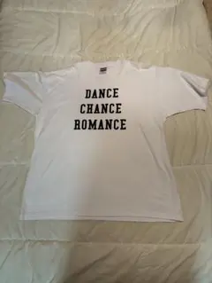 岡村靖幸 リリック Tシャツ L 白　ダンスチャンスロマンス 岡村靖幸 リリック Tシャツ L 白 ダンスチャンスロマンス - メルカリ