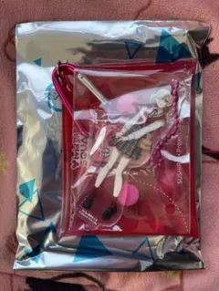 プロセカ スシローコラボ マルチポーチ（ミニアクリルスタンド付） 小豆沢こはね