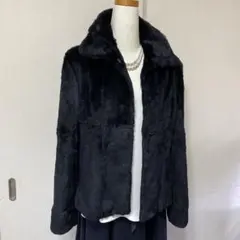 ラビット　毛皮　コート