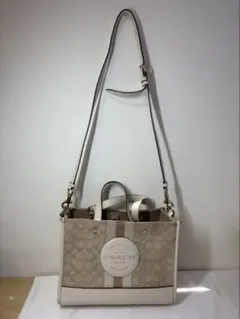 COACH コーチ Dempsey デンプシー ライトブルー バッグ - メルカリ