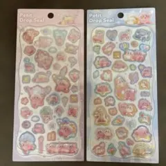 カービィ プチドロップ　シール　2シートセット