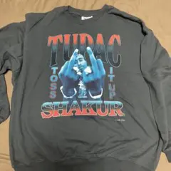 2pac プリントスウェット