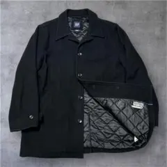 00s OLD GAP melton wool car coat BLK L