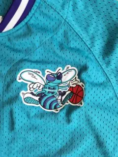 NBA シャーロットホーネッツ 90s ベースボールシャツ/ユニフォーム