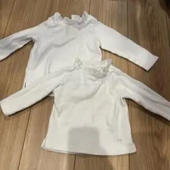 セット売り　プティマイン　80 90 インナーカットソー