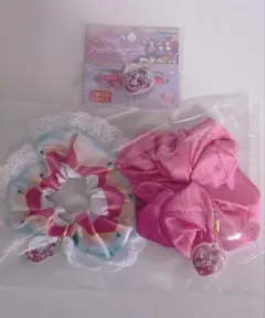 名探偵プリキュア チャーム付シュシュ ヘアゴム 3点セット キュアミスティック