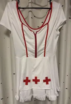 ナース服 コスプレ衣装 カチューシャ付き　ハロウィン