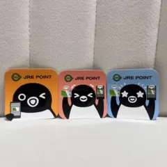 Suicaのペンギン JRE POINT ステッカー 3種セット
