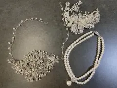 ウェディング ベール グローブ ヘッドドレス まとめ売り