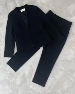 anysis オンワード パンツスーツ セットアップ ブラック フォーマル