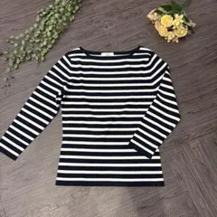 Brooks Brothers 346 ニットカットソー ボーダー シルク混のサムネイル