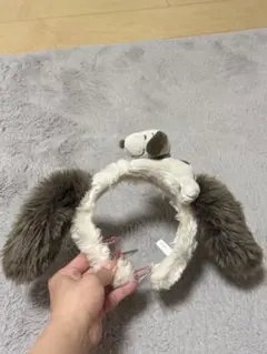 スヌーピー耳付きカチューシャ