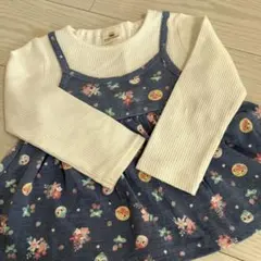 Angpaman 花柄レイヤードトップス