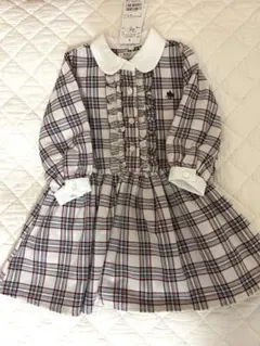 petitmain POLO Baby チェック柄ワンピース