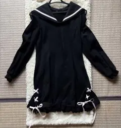 ♡2L セーラー襟ワンピース♡