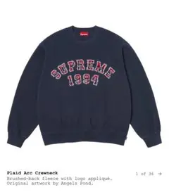 2026年最新】supreme plaid crewneckの人気アイテム - メルカリ