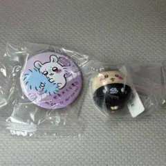 ちいかわ くら寿司 モモンガ 缶バッジ くりまんじゅう フィギュア