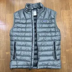 patagonia ダウンベスト S グレー