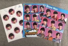snowman セブンイレブンコラボ ミニクリアファイル3枚セット