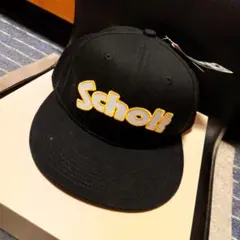 【Schott】 ショット ブラック スナップバック キャップ ブラック 新品