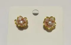 梅の花＆桃の花イメージピアス(イヤリング)