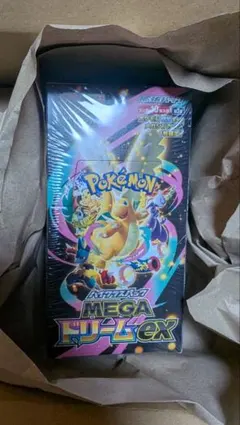 シュリンク付き　ポケモンカード　megaドリームex box