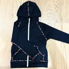 【美品】　ラッシュガード　水着　海　プール　キッズ　子供　夏　ブラック　120