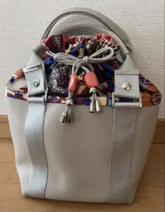 Comme les papillons コムレパピオン　巾着トートバック
