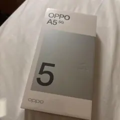 OPPO A5 5G ホワイト 本体 箱付き SIMフリー 初期化済み - メルカリ