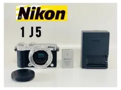 【ショット数2344回/美品】Nikon 1 J5 ボディ シルバー ニコン