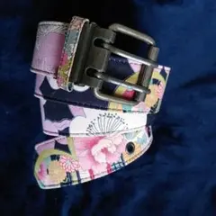 和柄　ベルト　　着物リメイク