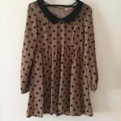 さらに値下げしました！！オシャレなDAZZLINドットミニワンピース！