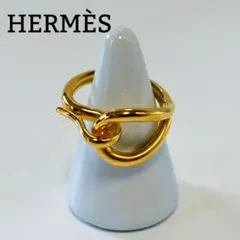 HERMÈS エルメス スカーフリング ジャンボ ゴールド 美品のサムネイル