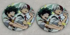 僕のヒーローアカデミア 緑谷出久・轟焦凍缶バッジセット