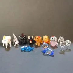 ガラス工芸品(動物) 10点セット