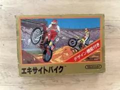 エキサイトバイク 任天堂　ファミコンソフト　カセット　レトロゲーム　説明書付き