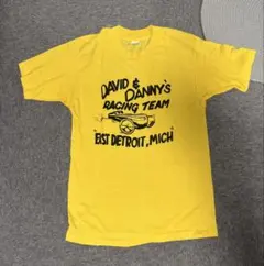 80s usa製 Tシャツ 黄色 vintage