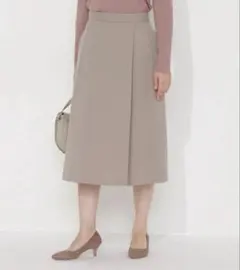 サイドタックフレアスカート XS NATURAL BEAUTY BASIC