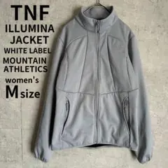 【極希少】　ノースフェイス　イルミナジャケット　韓国限定　刺繍　ライトグレー　M