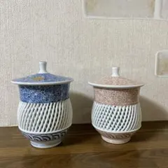 1978 有田焼　西浦琴峰作　白磁篭目焼　湯呑　2客　未使用 2025年最新】西浦琴峰の人気アイテム - メルカリ